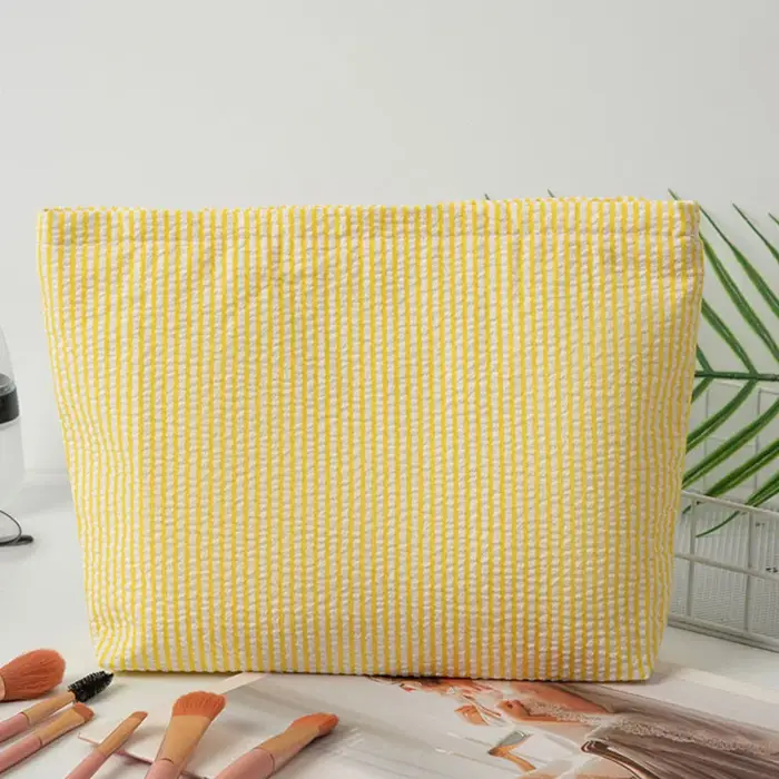Trousse de Maquillage en Gaze Bulle pour Femme