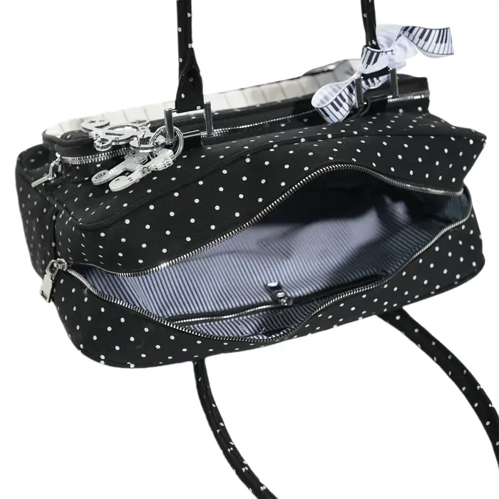 Contraste vague Point Piano Sac Sac Femme sous les bras sacs à bandoulière