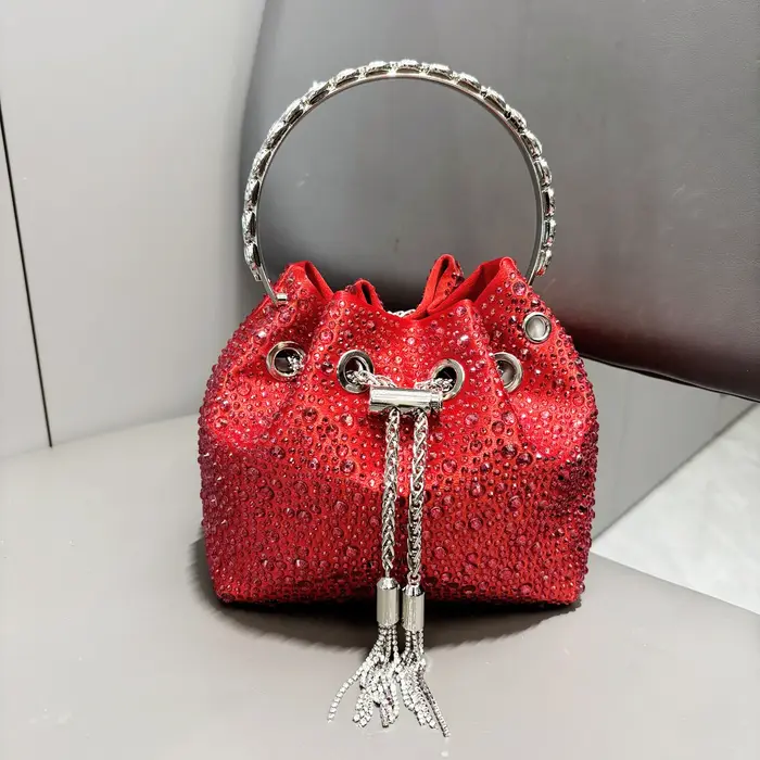 Poignée strass pochette de soirée sacs à main et sac