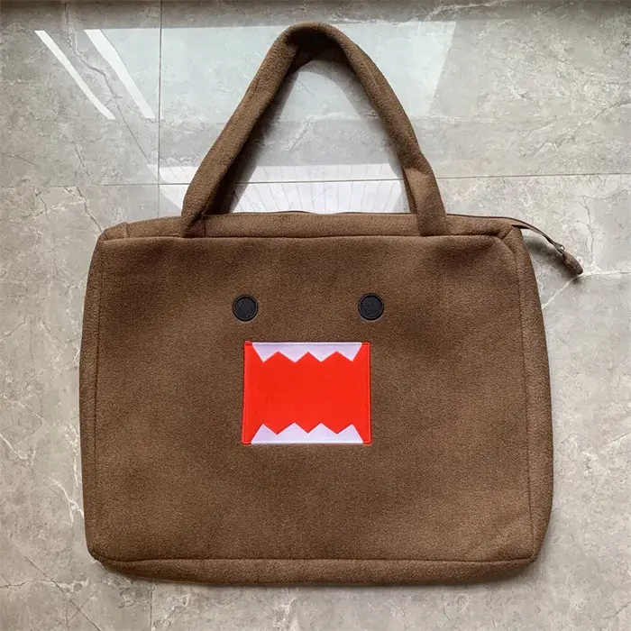 Domo Kun grand sac à main en peluche épaule Toto sacs pour femmes Anime Kawaii mignon