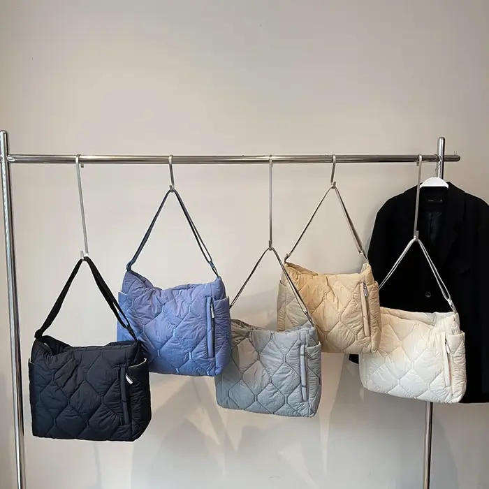 2025 nouveau sac à main d'hiver mode espace coton sacs