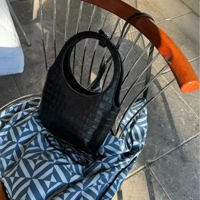 Sac à main de luxe Y2K en cuir véritable pour femme