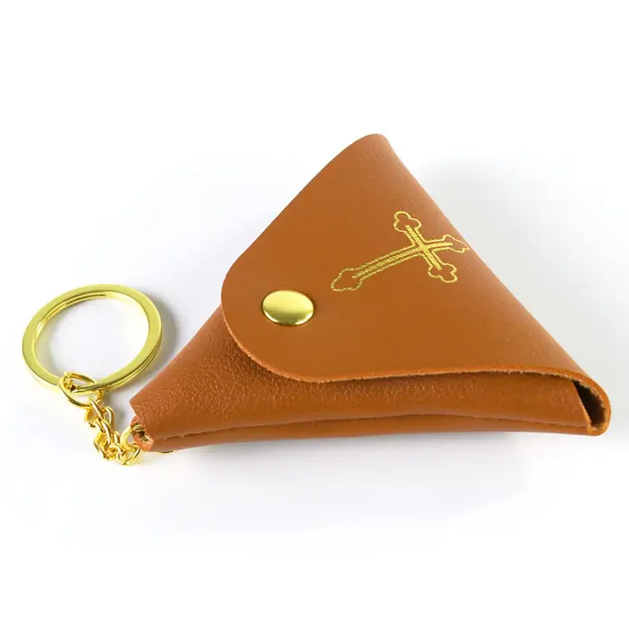 Mini sac triangulaire en cuir PU