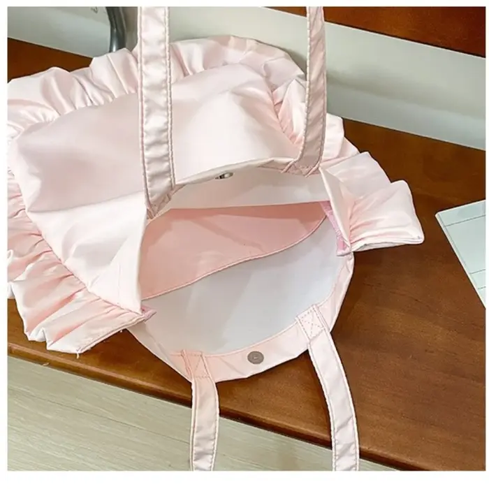 Sac à bandoulière élégant à volants pour femmes