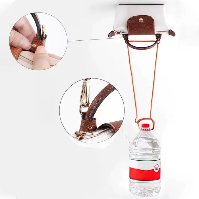 Sangle de sac à bandoulière en cuir pour Longchamp Mini