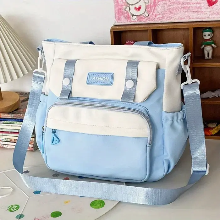 Sac fourre-tout en toile d'inspiration vintage chic pour femme