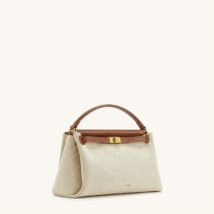 Sac à main JW PEI Lock 2026 Nouveau Sac bandoulière carré petit format pour femme en cuir végétalien écologique avec