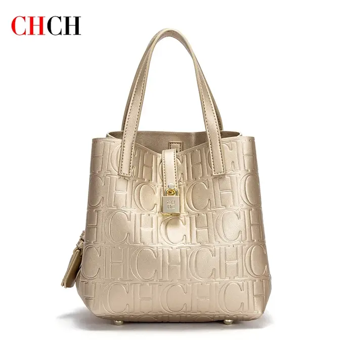 CHCH – sac fourre-tout pour femmes, nouveau sac de Shopping pour mère chignon en acier gaufré