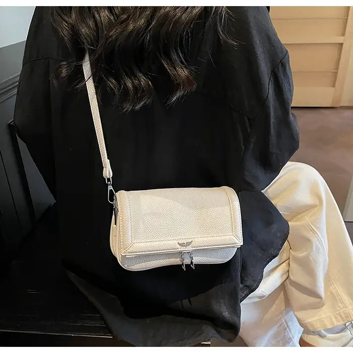 Sac de Luxe Unique et Abordable 2026 Nouveau, Sac à Bandoulière Texturé Chic et Minimaliste, Sac à M