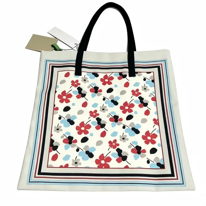 Sacs en toile carrés, sacs de shopping décontractés