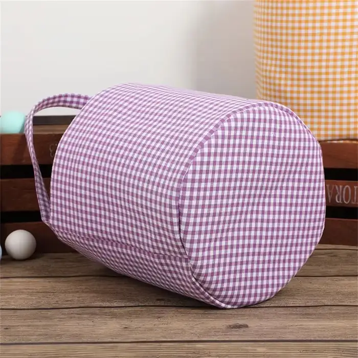 Panier de bonbons d'Halloween « Trick or Treat » – Sac fourre-tout à motif écossais grande capacité pour décorations et fournitures