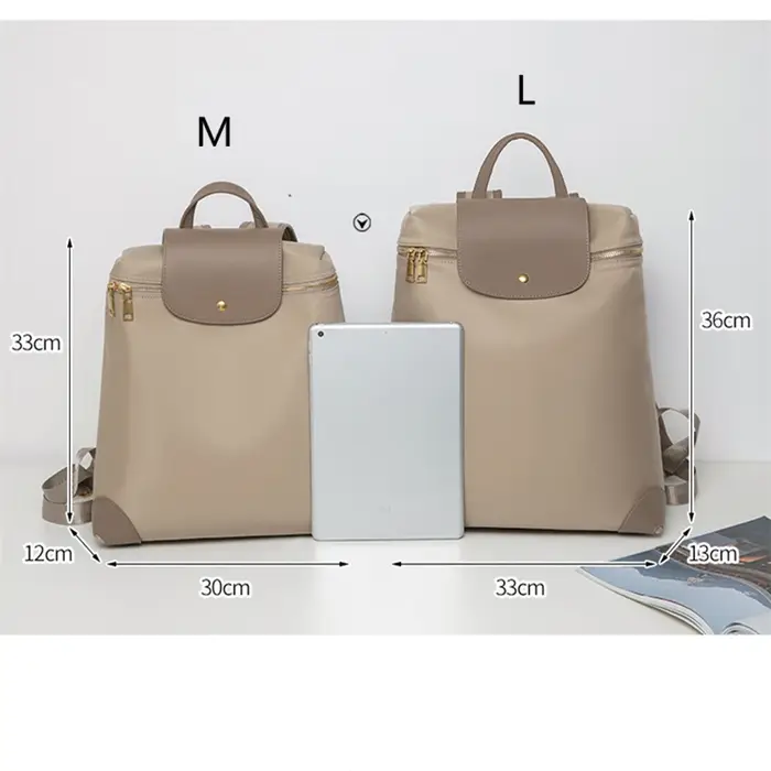 "Sac à dos élégant de grande capacité pour femmes | Durable et résistant aux taches | Pliable léger | Sac à dos de