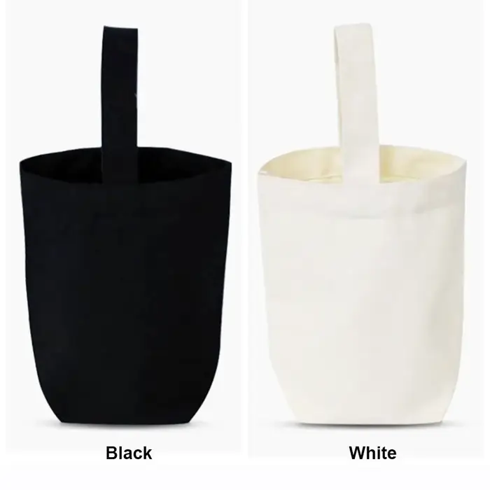 Sac fourre-tout en toile beige pour documents