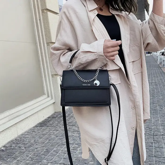 Sac à bandoulière de luxe en PU pour femmes