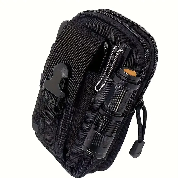 Sac banane unisexe robuste - Sac de téléphone multi-poches pour la randonnée