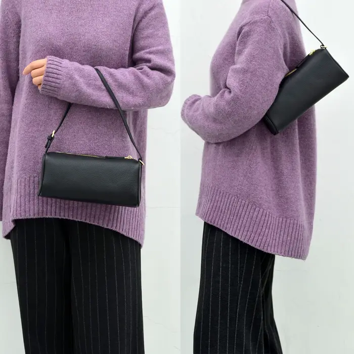 Donna-in – sac à main en cuir de vache véritable