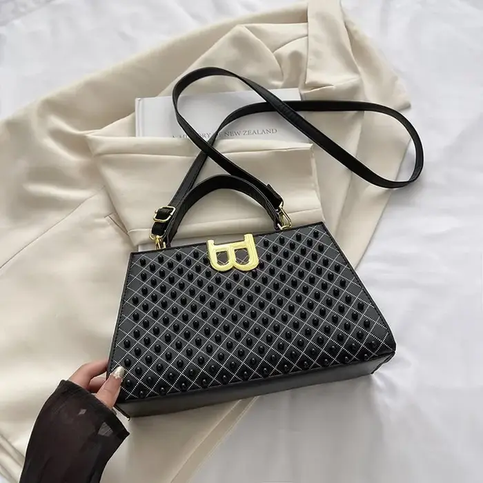 Sac à langer vintage à la mode, sac à bandoulière en cuir, sac de luxe pour femmes, marque de créate