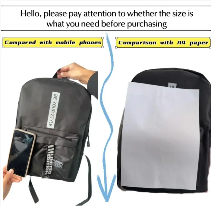 Sac à Main de Grande Capacité SR SR pour Homme et Femme