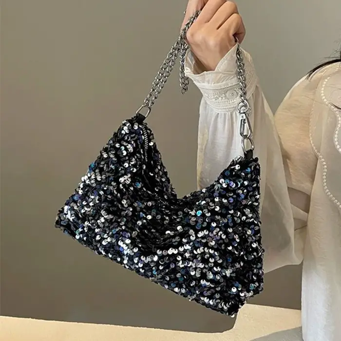 Sac à bandoulière Chic à paillettes pour femmes