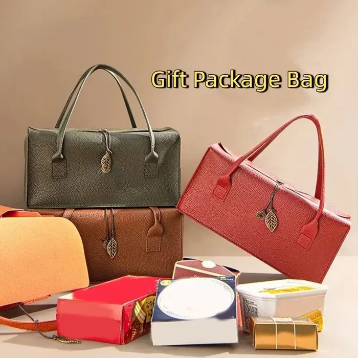 Sac cadeau minimaliste en PU
