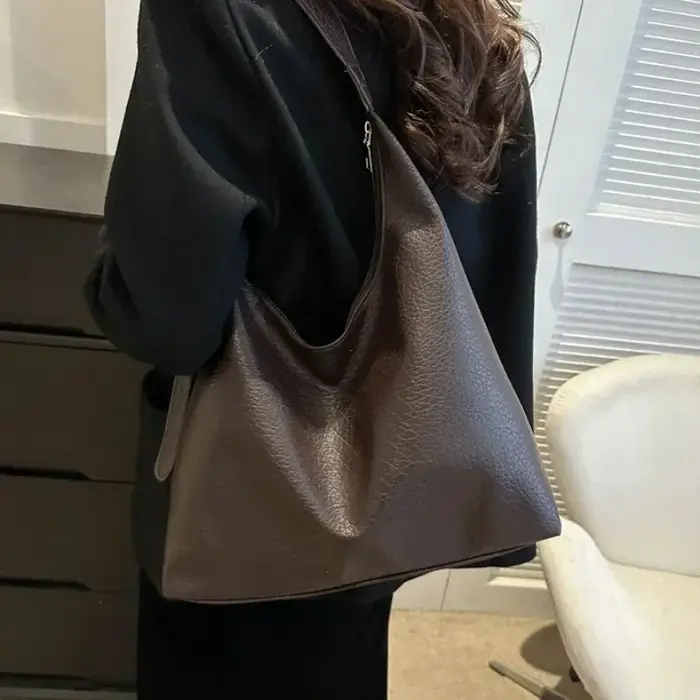 Sac fourre-tout en cuir pour femmes