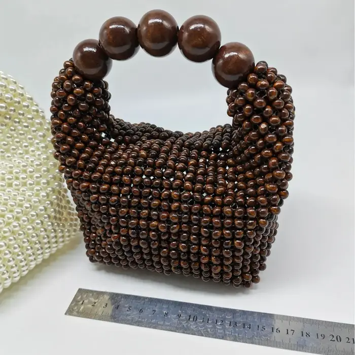Sac à main perlé fait main pour femme