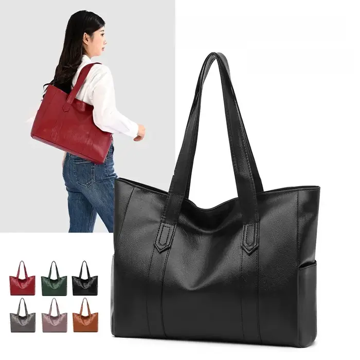 Sac à main vintage grande capacité pour femme