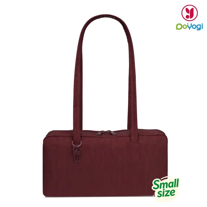 Sac fourre-tout en nylon, sac à bandoulière pour femme avec clip porte-clés, sac à main léger à ferm