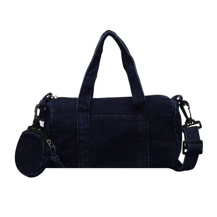 Sac messager vintage en jean pour femme