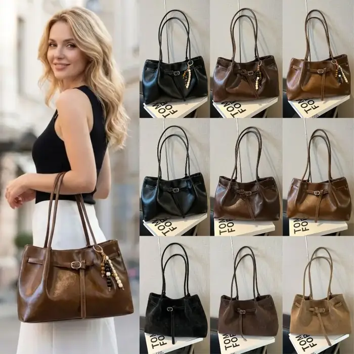 Sac à bandoulière en daim/cuir PU