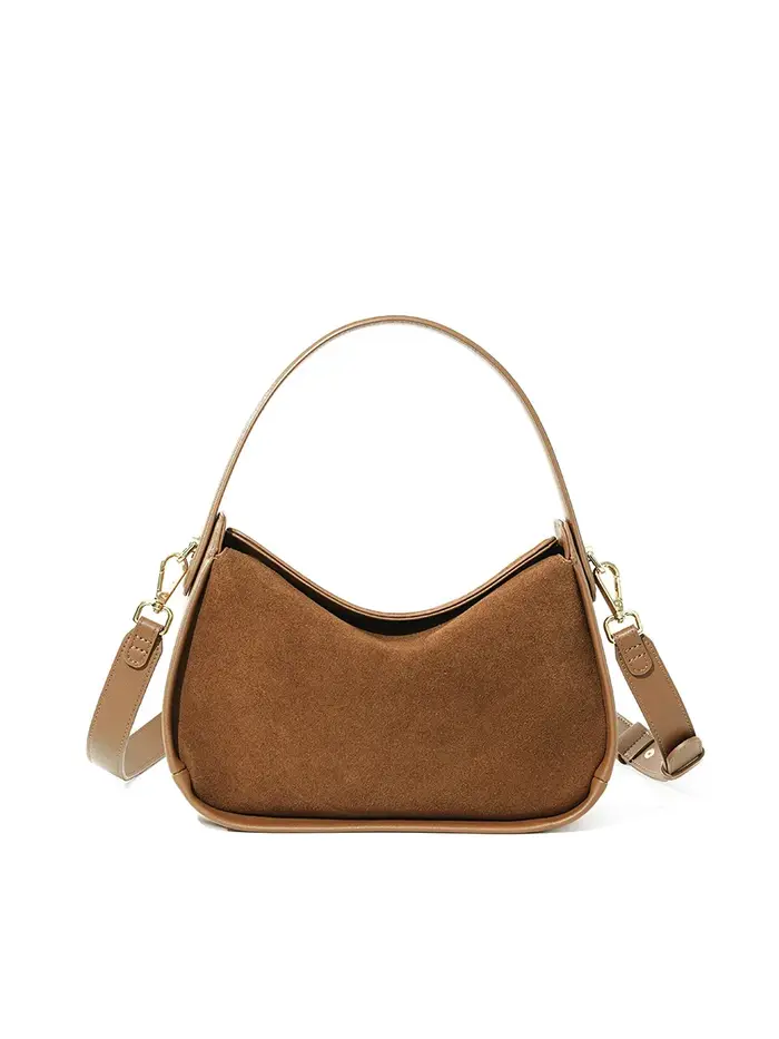 Sac à bandoulière en cuir suédé pour femmes, sac à bandoulière au Design Unique, sac à main pour le