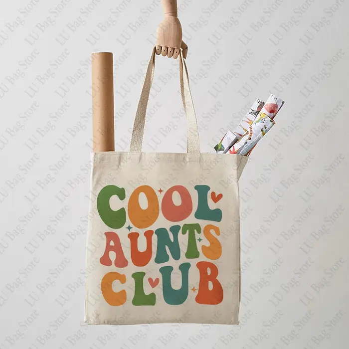 Sac fourre-tout en toile réutilisable