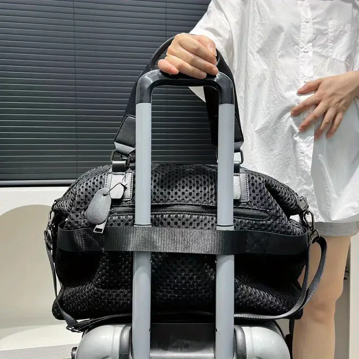 Grand sac de voyage en nylon imperméable pour femme, sac messager à bandoulière simple, loisirs, vac
