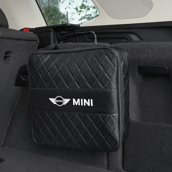 Sac de rangement en cuir pour voiture