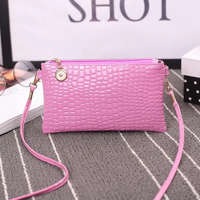 Sac à bandoulière Chic décoratif en Faux cuir pochette pour téléphone femmes mode