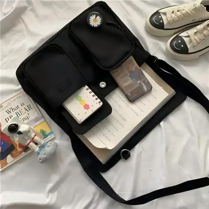 Sac à bandoulière en toile pour femmes