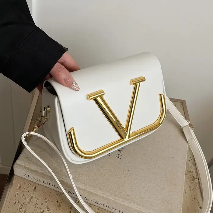 Sac à bandoulière moderne en simili cuir pour femmes