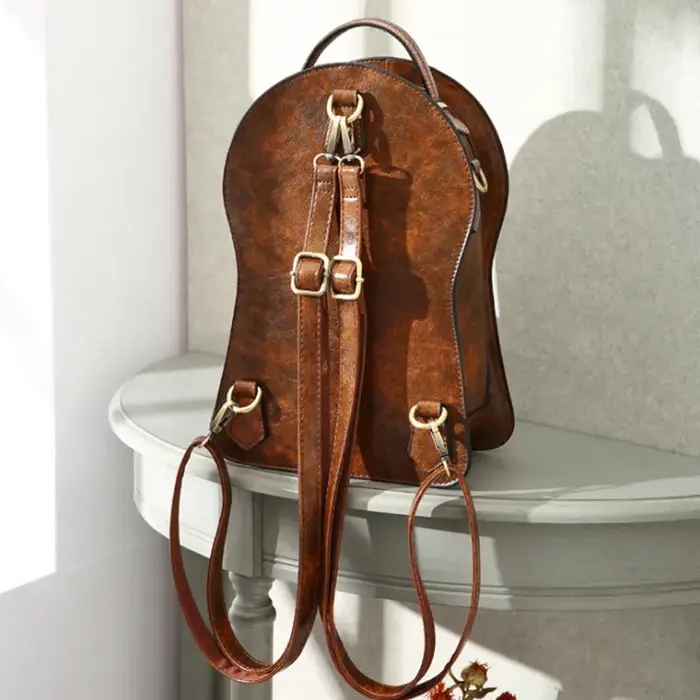 2026 nouveau paquet de réveil créatif sac à dos Simulation montre rétro mode femmes sac à dos sac li