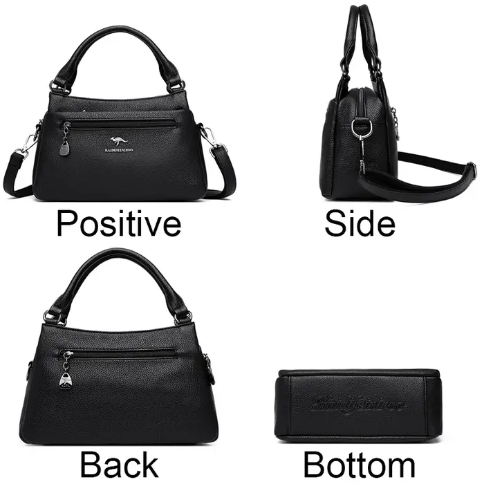 Sacs à main Messenger en cuir véritable pour femmes