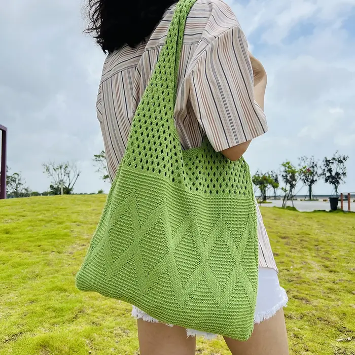 Sac à Main d'Été en Raphia pour Femme
