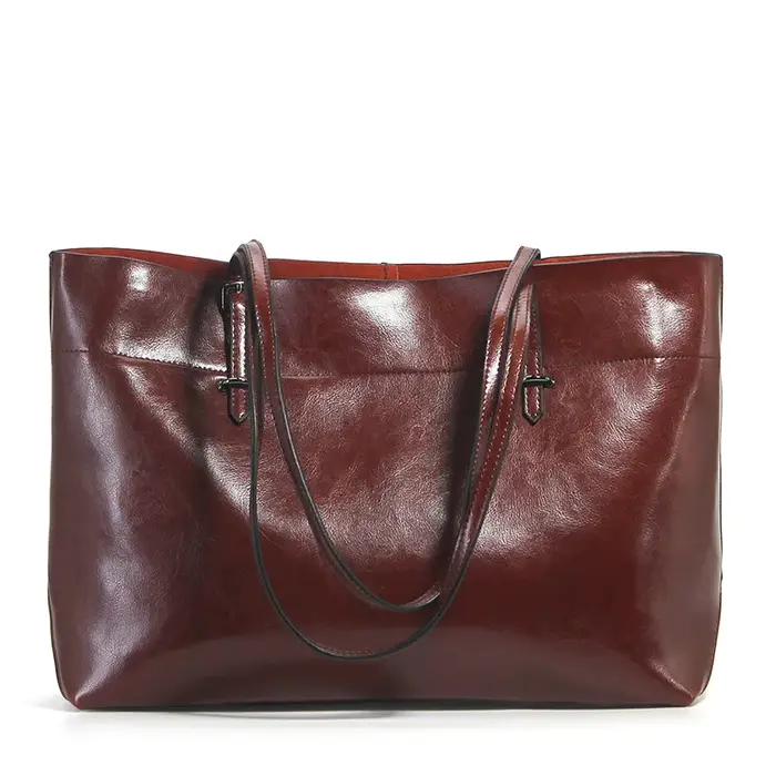 Zency nouveau marron femmes sac à main 100% en cuir véritable femme sac à bandoulière dames noir sac fourre-tout grande capacité sacs à provisions