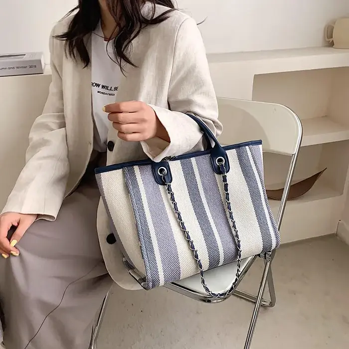 JOBig-Sacs à main en toile de luxe pour femmes