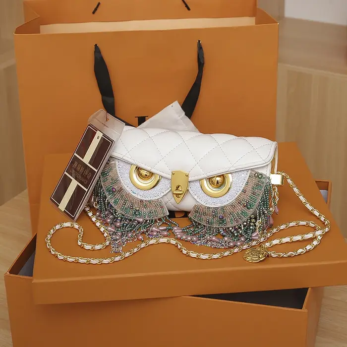 Sacs Hiboux Mignons pour Femmes 2026 Nouveau Sac à Main de Luxe de Créateur Sac Bandoulière Tendance