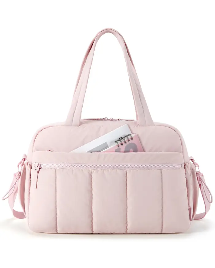 BAGSMART Sac de voyage pour femme avec bandoulière, grande capacité, pour week-end, sport et gym