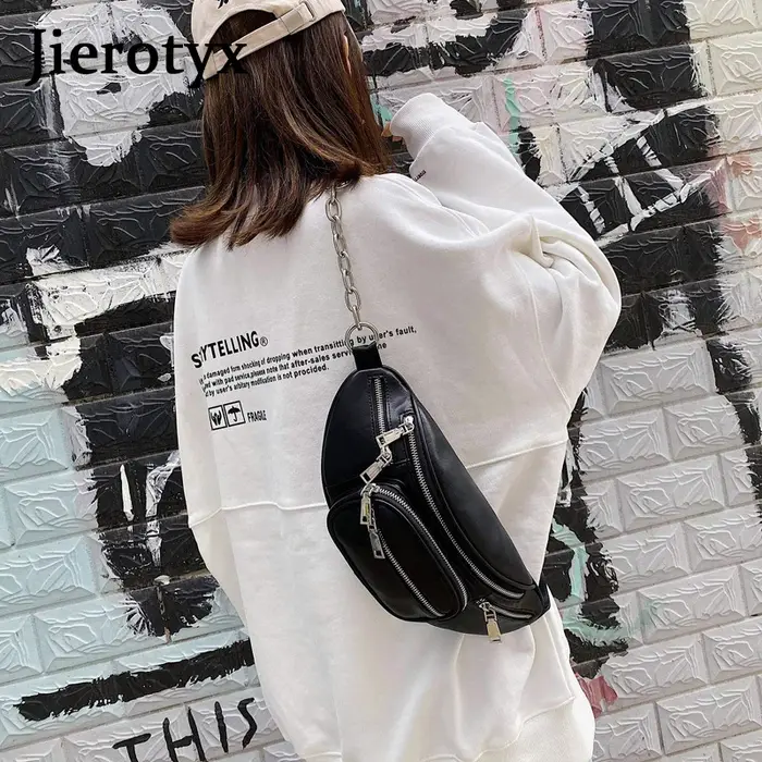 Sac banane en cuir pour femme