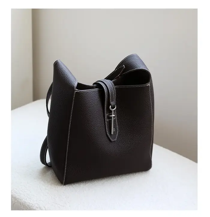 2025 nouveau sac à main hobo sac fourre-tout en cuir véritable sac de grande capacité slack paresseu