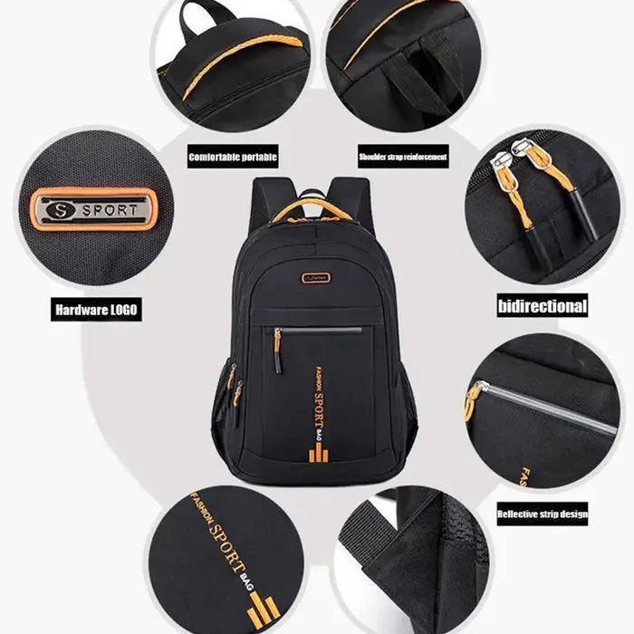 Printemps nouveau sac à dos mâle loisirs voyage d'affaires sac à dos grande capacité junior lycée sac femme ordinateur sac pour hommes