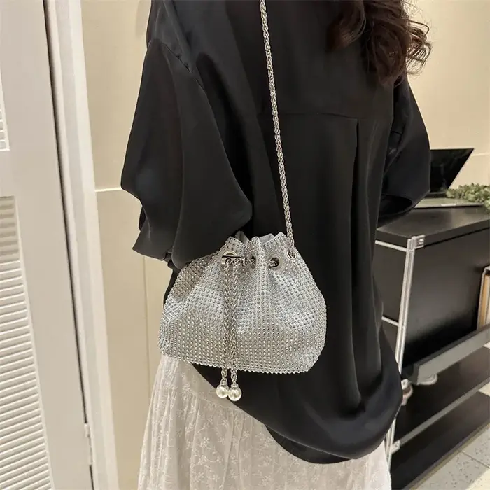 Sac à bandoulière à cordon