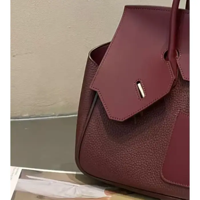 Sac à main de luxe léger pour femme en cuir de vachette première couche, grande capacité, forme irré