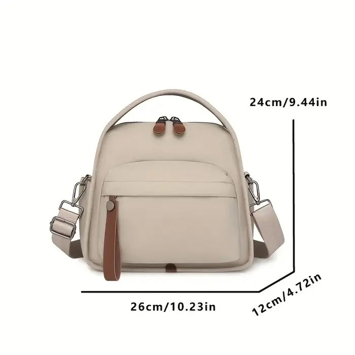 Sac à bandoulière Simple à poches multiples pour femmes